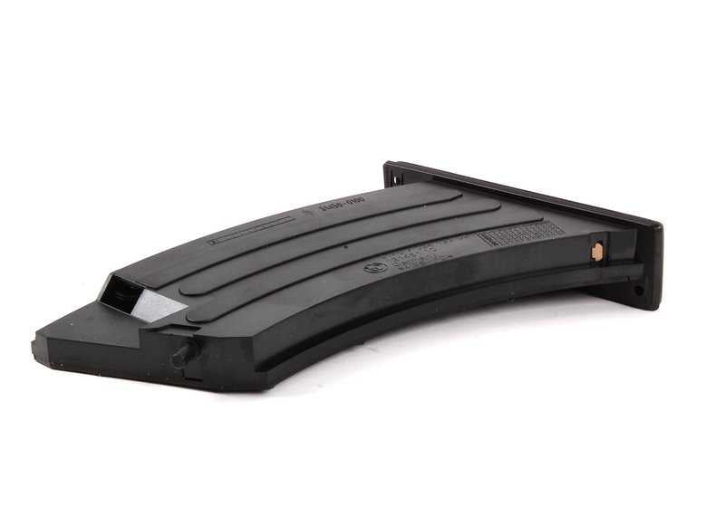 Soporte para bebidas interior OEM 51457063167 en color Basaltgrau para BMW Serie 5 E60, E60 LCI, E61, E61 LCI. Original BMW.
