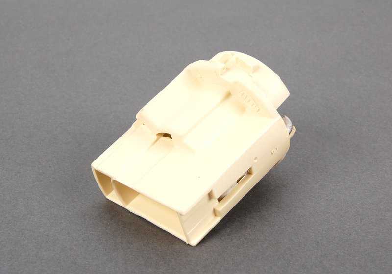 Portalámpara Bombilla amarillo/plata para BMW Serie 5 E39, Serie 7 E65, E66, Z4 E85, E86 (OEM 63216903651). Original BMW.