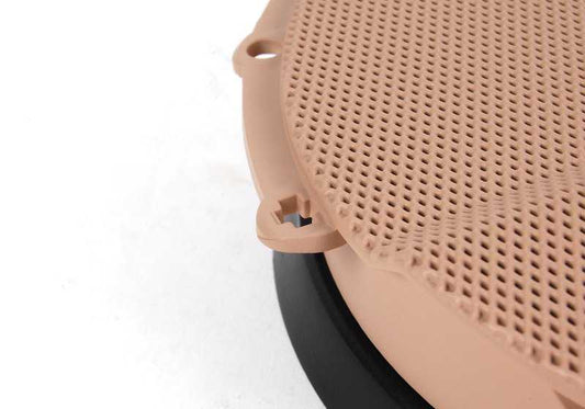 Viseira do alto-falante direito OEM 51418224048 em bege para BMW Série 3 E46 (03/1998 - 08/2006). BMW genuíno.