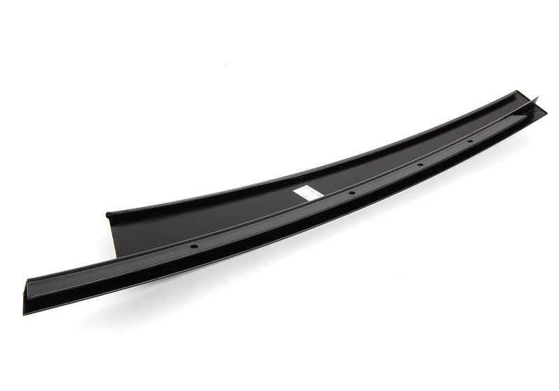 Embellecedor marco ventana puerta delantera izquierda OEM 51332695283 para BMW E46 (todos los modelos compatibles). Acabado negro brillante. Original BMW.