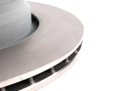 Rear ventilated brake disc 34212229379 for BMW E46, E39, E38, E60, E61, E83, E53. Compatible with multiple engines. Original BMW piece.