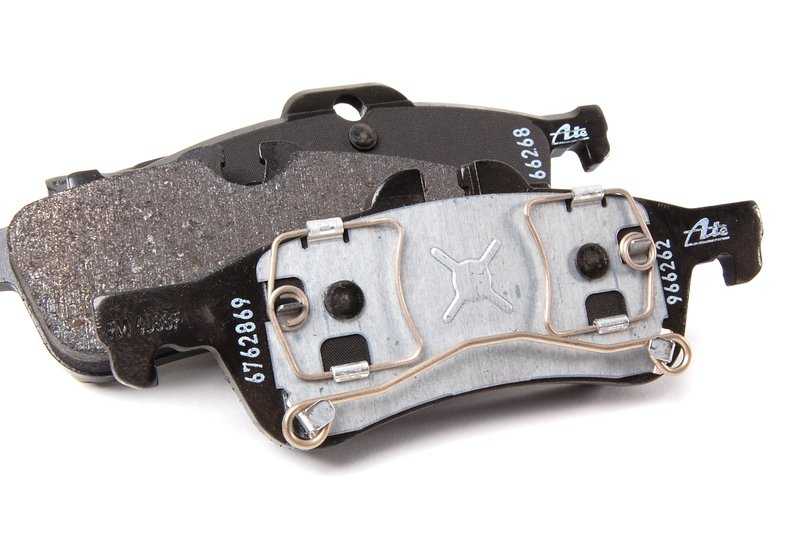 Kit de reparación pastillas de freno sin amianto OEM 34216762871 para MINI R50, R52 y R53. Compatible con versiones One y Cooper. Original MINI.