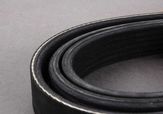 Poly V belt for BMW E81, E82, E87, E88 3 Series E90, E91, E92, E93 5 Series E60, E61 6 Series E63, E64 7 Series E65, E66, X1 E84, X3 E83N, X5 E70 (OEM 11287628650). Genuine BMW