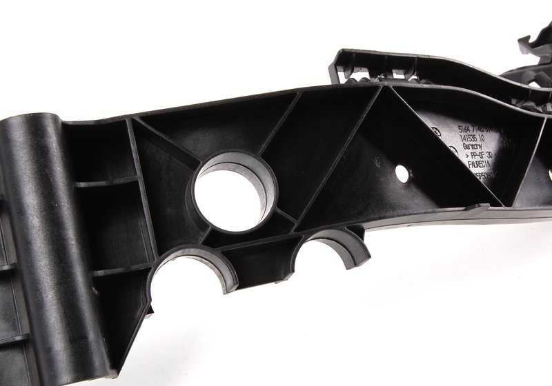 Soporte izquierdo de faro OEM 51117148761 para BMW E81, E82, E87, E87N, E88. Pieza original BMW.