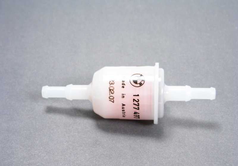 Filtro de gasolina OEM 13321277497 para BMW E21, E30, E12, E28, E65, E66. Original BMW.