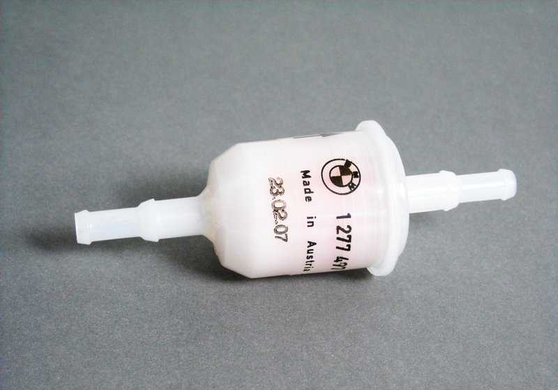 Filtro de gasolina OEM 13321277497 para BMW E21, E30, E12, E28, E65, E66. Original BMW.