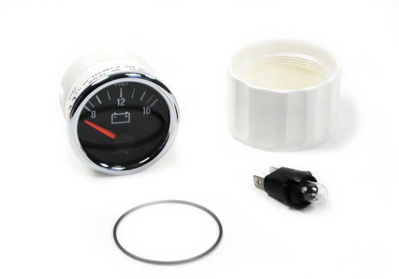 Voltímetro OEM 62132695215 para BMW E36 y Z3. Indicador de voltaje original BMW para cuadro de instrumentos. Repuesto original BMW.