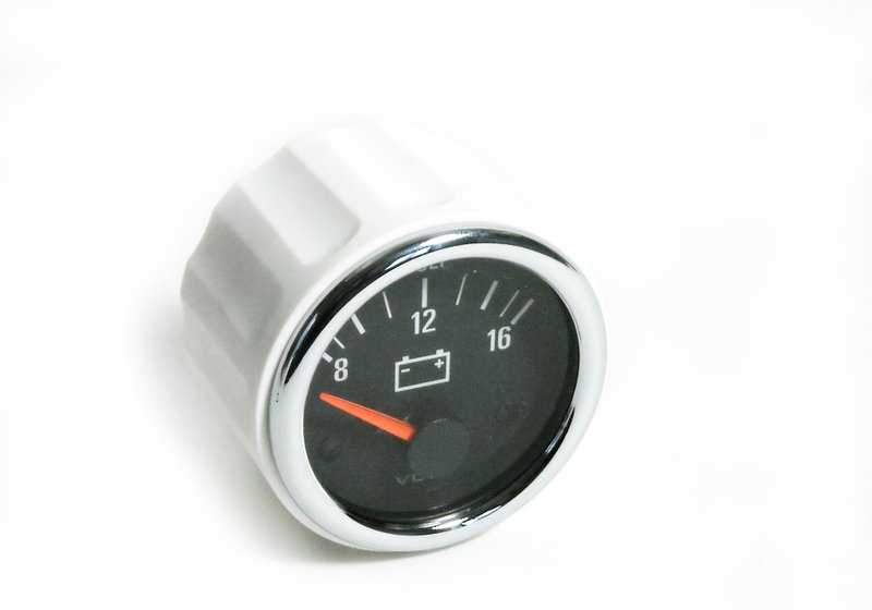 Voltímetro OEM 62132695215 para BMW E36 y Z3. Indicador de voltaje original BMW para cuadro de instrumentos. Repuesto original BMW.