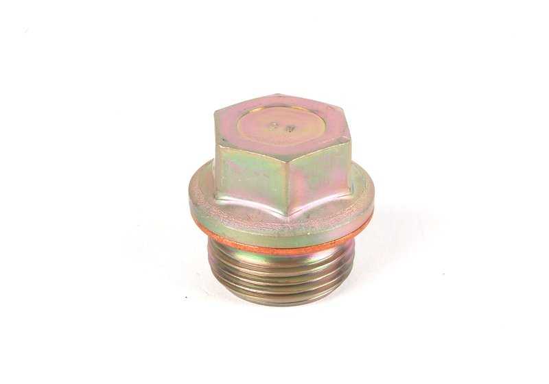 Tornillo de cierre con anillo obturador OEM 11317562528 para MINI R50, R52, R53. Original MINI.