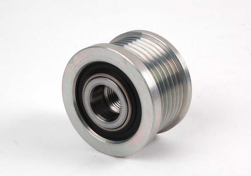 Polea del alternador OEM 12317552352 para BMW E46, E60, E81, E82, E84, E85, E87, E88, E90, E91, E92, E93. Original BMW.