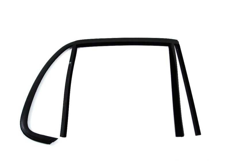 Guía de ventana trasera derecha OEM 51348176588 para BMW E34. Original BMW.