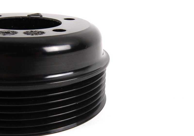 Polea OEM 11511704635 para BMW E31 y E38 750i con motor M73. Diámetro 93mm. Compatible con modelos de 1994 a 2001. Recambio original BMW.