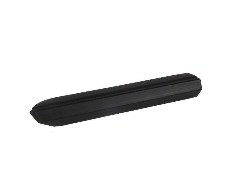 Listón parachoques lateral delantero izquierdo negro OEM 51131953927 para BMW Serie 3 E30. Original BMW.
