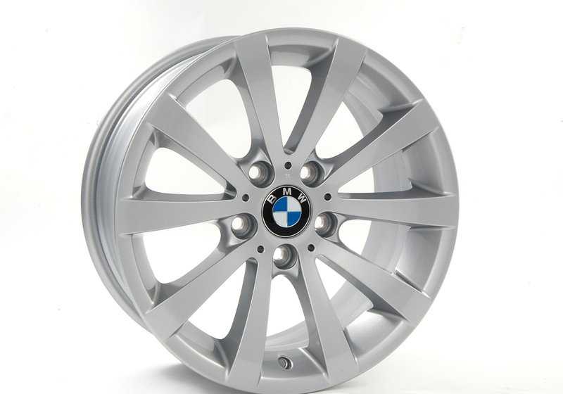 Llantas de aleación diseño V-Radio 285 OEM 36116783631 para BMW E90, E91, E92, E93. Apta para varios motores y transmisiones. Original BMW.