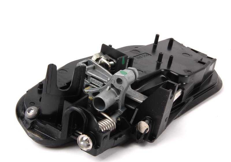 Soporte interior tirador exterior puerta derecha OEM 51217199556 para BMW E60, E60N, E61, E61N. Original BMW.
