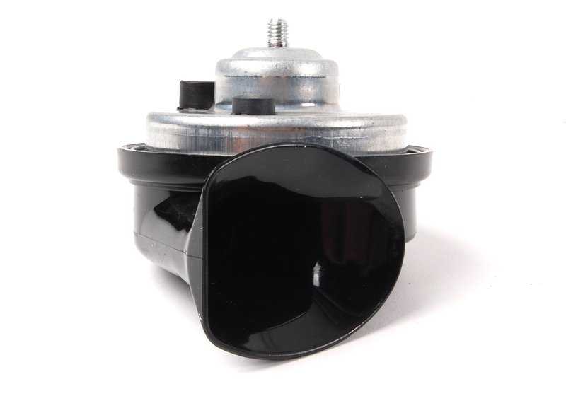 Bocina de tono bajo OEM 61338387342 para BMW (Modelos compatibles: E53). Original BMW.