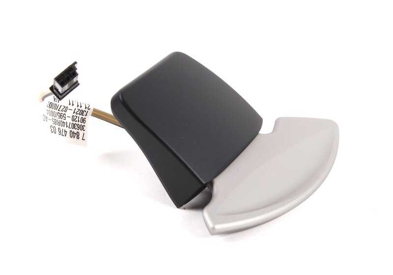 Left change lever (Schaltwippe) OEM 61317840476 for BMW E90, E90N, E92, E92N, E93, E93N, E70, E71. Original BMW.
