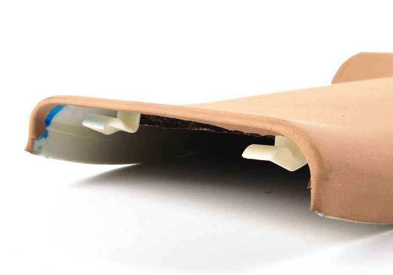 Cubierta inferior del pilar central izquierdo OEM 51438174443 para BMW E38. Original BMW.