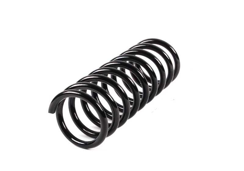 Muelle trasero tipo tonel OEM 33531094801 para BMW E36 (todos los modelos: Berlina, Compact, Coupé, Touring y Cabrio). Recambio original BMW.