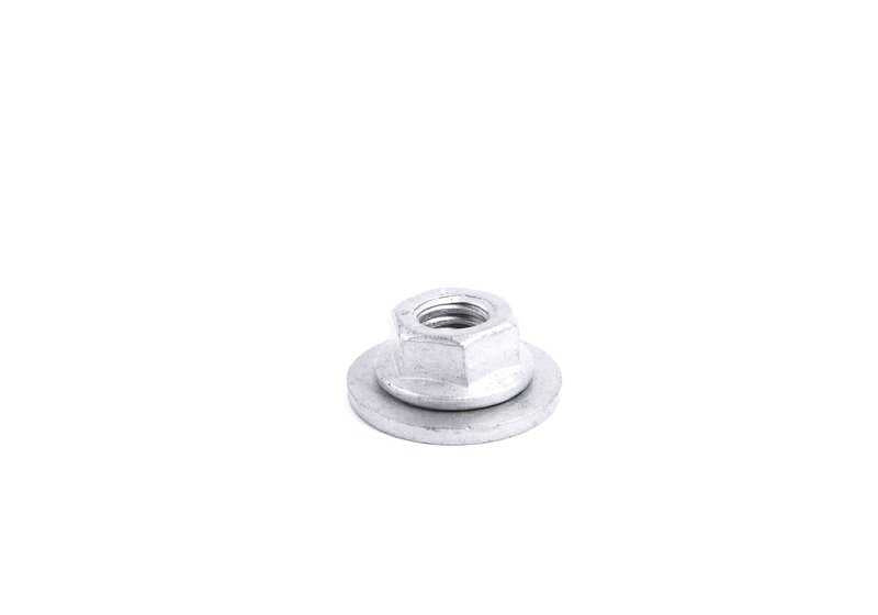 Tuerca hexagonal M6 OEM 07146951627 para BMW {E81, E82, E87, E88, F20, F21, F22, F23, F44, F45, F46, F87, E46, E90, E91, E92, E93, F30, F31, F34, F80, F32, F33, F36, F82, F83, F07, F06, F12, F13, F91, F92, F93, G14, G15, G16, E84, F48, F39, E70, E89,
