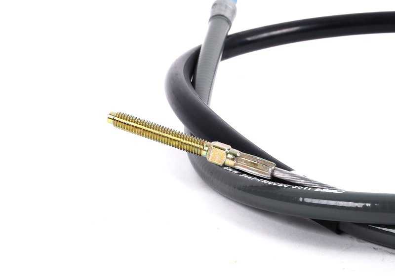 Cable freno de mano derecho OEM 34401166237 para BMW E39 520d, 520i {DD11, DD12, DD21, DD22, DH11, DH12, DH21, DH22, DR71, DM71}. Compatible con modelos manuales y automáticos. Original BMW.
