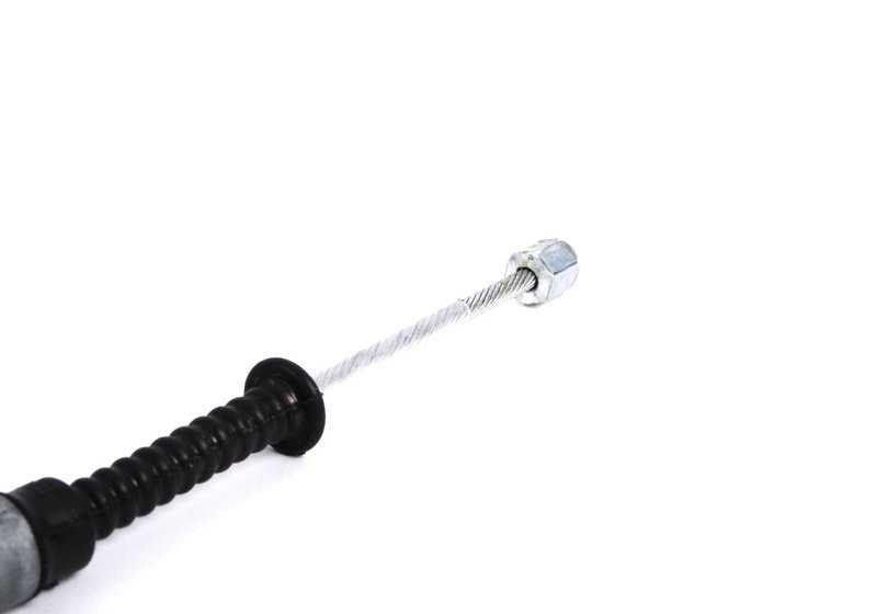 Cable freno de mano derecho OEM 34401166237 para BMW E39 520d, 520i {DD11, DD12, DD21, DD22, DH11, DH12, DH21, DH22, DR71, DM71}. Compatible con modelos manuales y automáticos. Original BMW.