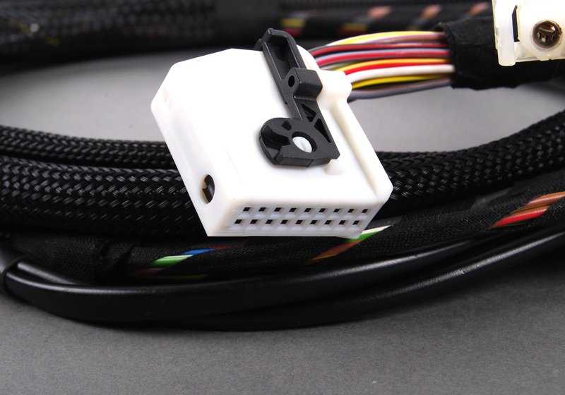 Cableado completo lado izquierdo capota automática OEM 54348243267 para BMW E46. Original BMW.