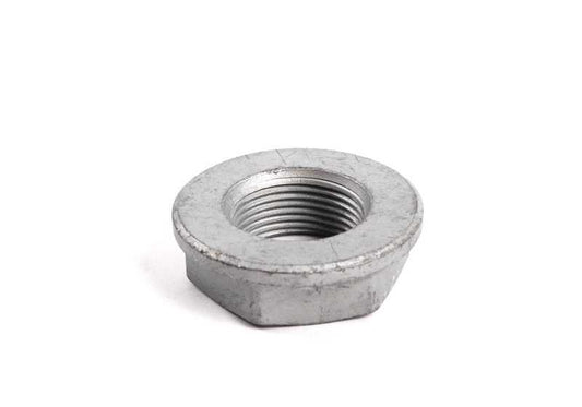 Hexagonal nut with flange m24x1.5 OEM 23217531367 for BMW E81, E82, E87, E88, E46, E90, E91, E92, E93, E60, E61, E63, E64, E84, E53, E85, E86. Original BMW.