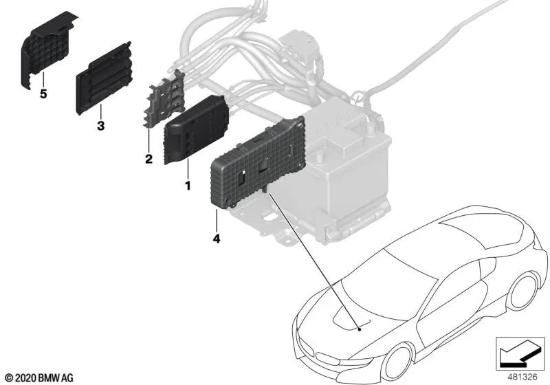 Distributor B+ for BMW I12, I12N (OEM 61149321029). Genuine BMW