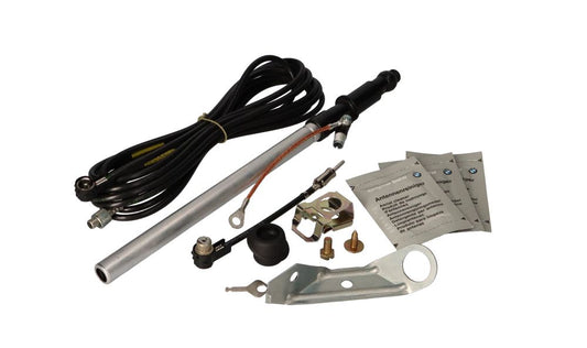 Kit antena retráctil trasera OEM 65219058338 para BMW E30. Sustitución original de antena escamoteable trasera. Compatible con BMW Serie 3 E30. Original BMW.