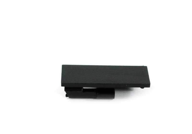 Tapa embellecedora negra OEM 51438212181 para BMW E46 y E39. Pieza original BMW.