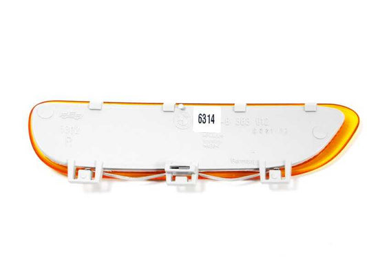 Refletor amarelo direito para BMW Série 3 E46 (OEM 63148383012). BMW genuíno