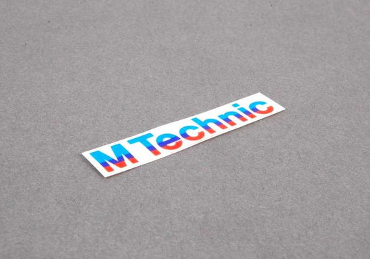 Pegatina OEM 51111919154 para BMW E30, E24 y modelos compatibles. Original BMW.