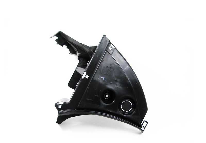 Couverture inférieure gauche OEM 51717168995 pour BMW Z4 E85, E86. Partie de la protection du passage de la roue avant. BMW d'origine.