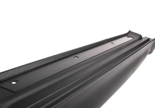 Umbral lateral derecho negro OEM 51711491056 para MINI R50, R53. Original MINI.