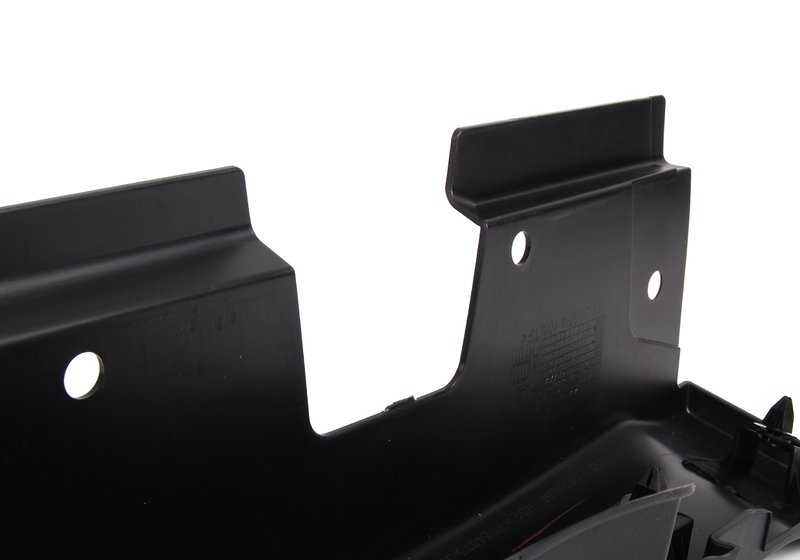 Umbral lateral derecho negro OEM 51711491056 para MINI R50, R53. Original MINI.