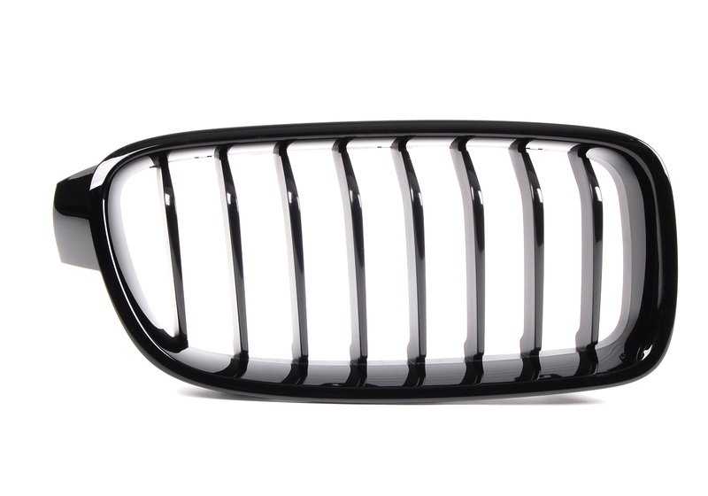Parrilla decorativa M Performance derecha negro brillo OEM 51712240778 para BMW Serie 3 F30, F30 LCI, F31, F31 LCI. Original BMW.