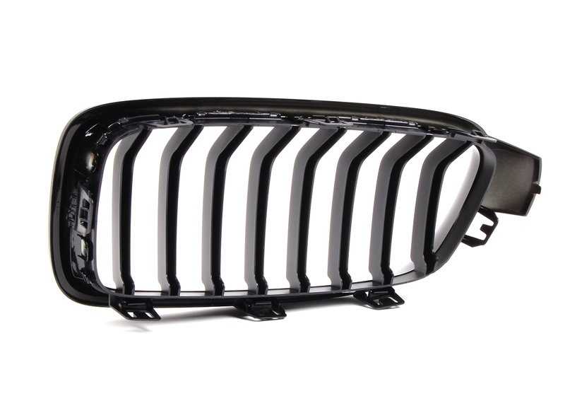 Parrilla decorativa M Performance derecha negro brillo OEM 51712240778 para BMW Serie 3 F30, F30 LCI, F31, F31 LCI. Original BMW.