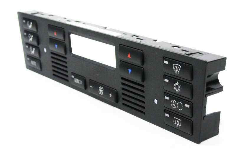 Juego de botones del climatizador OEM 64116924315 para BMW E39, E53. Original BMW.