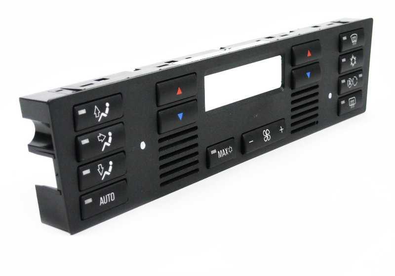 Juego de botones del climatizador OEM 64116924315 para BMW E39, E53. Original BMW.