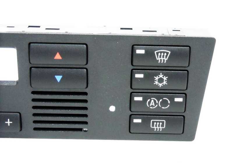 Juego de botones del climatizador OEM 64116924315 para BMW E39, E53. Original BMW.