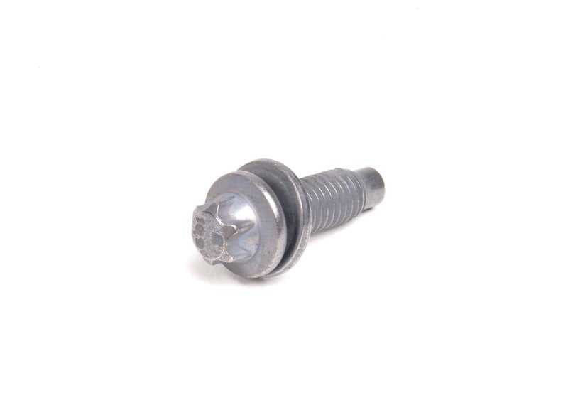 Tornillo Torx con arandela OEM 51217062145 para BMW E81, E82, E87, E88, E46, E90, E91, E92, E93, E60, E61, F07, F10, F11, E63, E64, F06, F12, F13, F01, F02, E84, E83, E85, E86, E89. Original BMW.