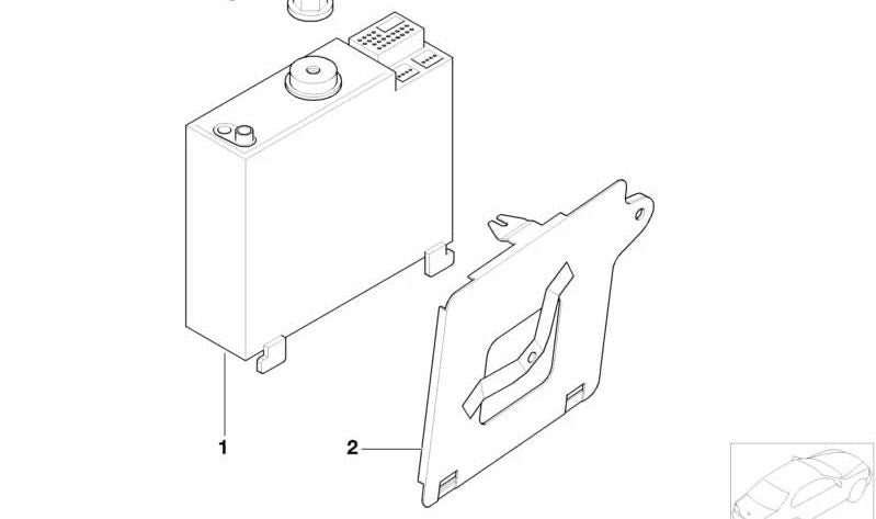 Radio BMW Business CD OEM 65126988275 para BMW E46, E39, E53. Original BMW.
