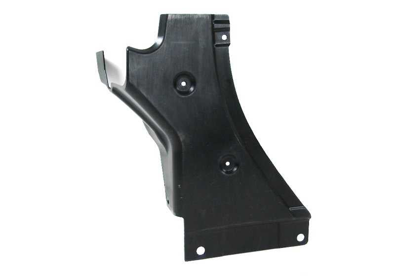 Cubierta inferior derecha OEM 51718044952 para BMW E90, E90N. Parte de revestimiento del paso de rueda delantero. Original BMW.