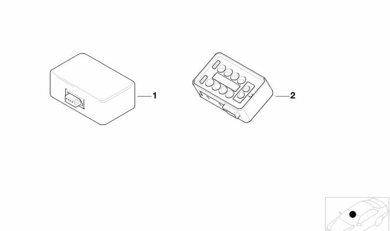 Sensor de lluvia OEM 61356904012 para BMW E46, E39, E38, E53. Original BMW.