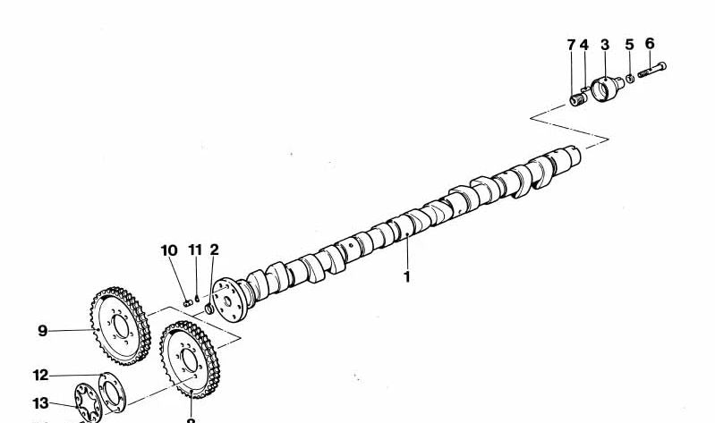 OEM 11311744357 Retaining Ring for BMW E21, E30, E12, E28, E34, E24, E23, E32. Original BMW.