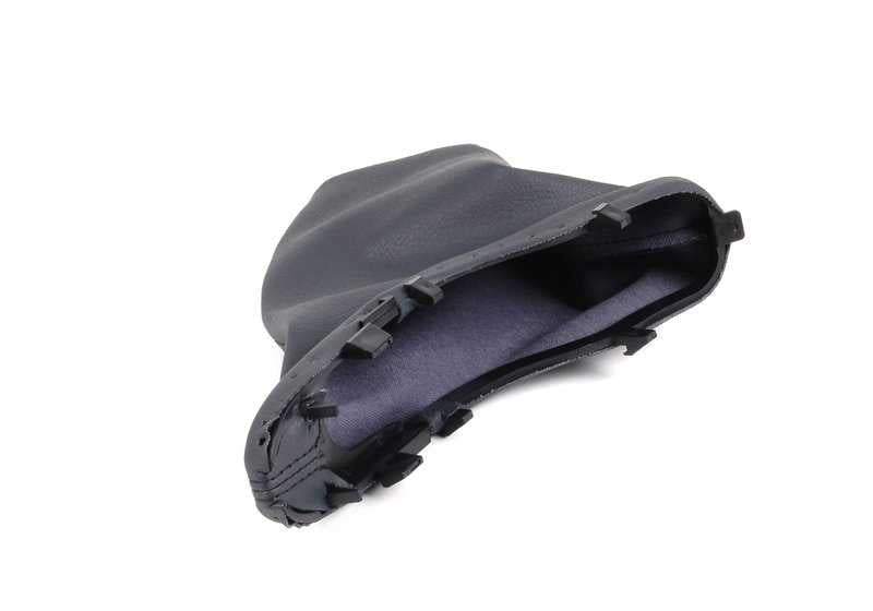 Cubierta palanca freno mano (color negro Panther) OEM 34421171195 para MINI R50, R52, R53. Original MINI. Ideal para renovar el aspecto interior del coche fácilmente.
