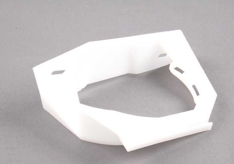 Soporte izquierdo para faro antiniebla OEM 51112496369 para BMW E46 (316i AL11, AL12, AL21, AL22, AL51, AN72, AN82, AY11, AY31, AY32). Original BMW.
