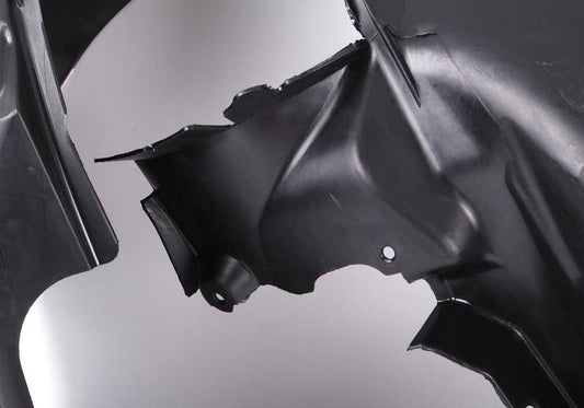 Recubrimiento cubrerueda delantero izquierdo OEM 51717896839 para BMW Serie 5 E60, E61. Original BMW.