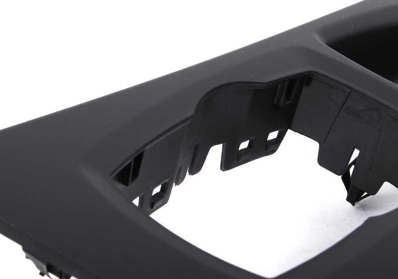 Embellecedor consola central OEM 51169164485 para BMW E70, E71, E72. Original BMW.